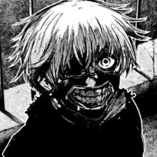 🖤 Ken Kaneki Tokyo Ghoul Anime, Manga, Goule, Masque, Personnage, Tokyo Ghoul telegram sticker