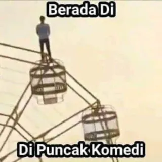 🎢 Berada Di Di Puncak Komedi telegram sticker