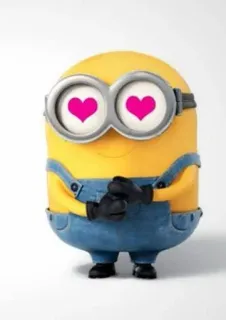 😍 Minion Minion, Cartoon, Animation, süß, Liebe, Herz telegram sticker