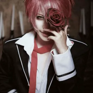 🌹 Ayato Sakamaki Diabolik Lovers Anime, Vampire, Cosplay, Rose, Personnage telegram sticker