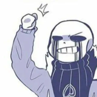 ❄️ Killer Sans squelette, tueur, undertale, sans, monstre telegram sticker