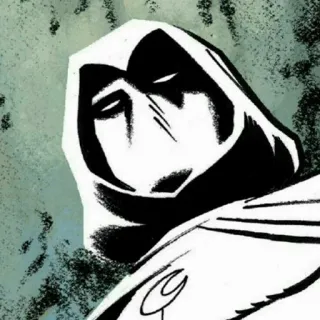 🌙 Moon Knight ตัวละครในการ์ตูน, มาร์เวล, ศาลเตี้ย, แอนตี้ฮีโร่ whatsapp sticker