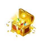 💎 coffre au trésor, or, gemmes, richesse, dessin animé, trésor, coffre whatsapp sticker