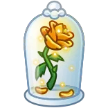 π Beauty and the Beast Mawar, Bunga, Mawar Ajaib, Kubah Kaca, Beauty and the Beast, Disney telegram sticker