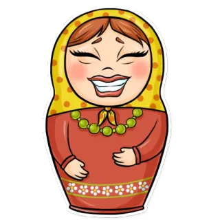 Matryosha telegram stickers