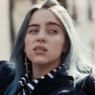 🕸 Billie Eilish cantante, celebrità, musicista, Billie Eilish, pop telegram sticker