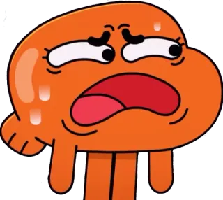 😨 Darwin Watterson The Amazing World of Gumball Dessin animé, Animé, Poisson, Orange, Darwin, Gumball telegram sticker