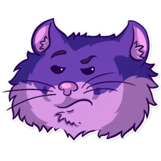 🤔 猫, 贴纸, 可爱, 动物, 宠物, 卡通 telegram sticker