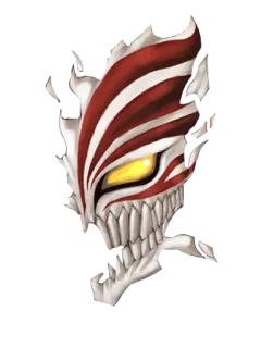 😈 Ichigo Kurosaki Bleach Холлоу, Маска, Аниме, Манга, Монстр, Демон, Жестокий, Ичиго telegram sticker