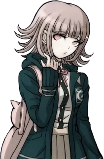 🌟 Chiaki Nanami Danganronpa Anime, Chiaki Nanami, Danganronpa, Video game, Fofo telegram sticker