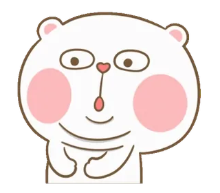 🙅♂ ours, mignon, dessin animé, animal, autocollant whatsapp sticker
