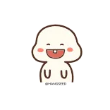 😂 Cartone animato, Carino, Personaggio, Felice, Semplice whatsapp sticker