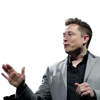 ✋ Elon Musk Negócios, Tecnologia, Empreendedor, Elon Musk telegram sticker