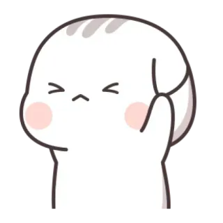 🎭 Мультфильм, Жест, Персонаж, Милый telegram sticker
