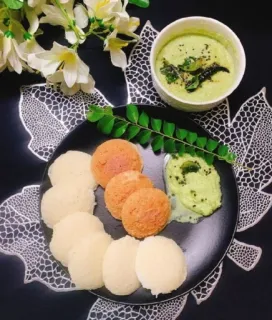🍲 food, idli, breakfast, indian cuisine, chutney telegram sticker