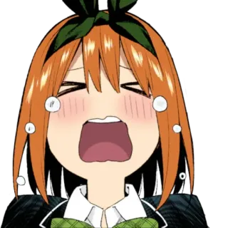 😭 Anime, Mangá, Desenho animado, Expressão, Chorando, Triste telegram sticker