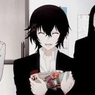 🖤 Juuzou Suzuya Tokyo Ghoul Anime, Manga, Seinen, Capelli neri, Juuzou, Suzuya, Tokyo, Ghoul whatsapp sticker