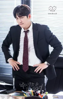 😑 Suspicious Partner 수상한 파트너 korean drama, tv series, lawyer, suit, man, office telegram sticker