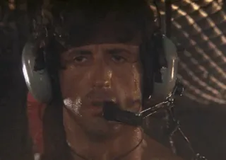 🩸 Rambo żołnierz, wojna, helikopter, pot, film akcji telegram sticker