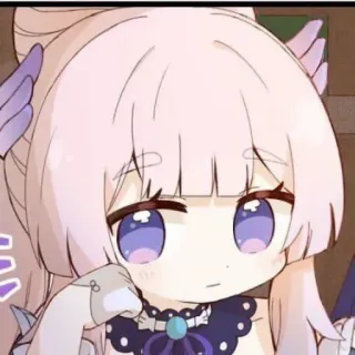🤔 Sangonomiya Kokomi Genshin Impact Anime, Videospiel, Charakter, Genshin Impact, Sangonomiya Kokomi telegram sticker