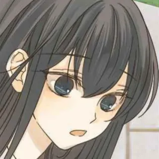 ⛲ Chica anime, Triste, Lindo, Estilo manga, Dibujos animados telegram sticker