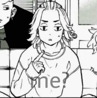 ❓ me? whatsapp sticker