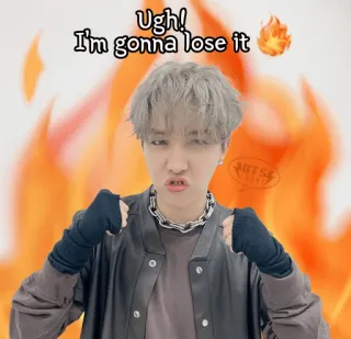 😡 Ugh!
I'm gonna lose it rabbia, frustrazione, esasperazione, perdere le staffe, uffa telegram sticker