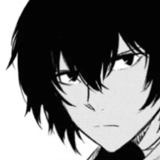 🥱 Osamu Dazai Bungou Stray Dogs anime, manga, osamu dazai, bungou stray dogs telegram sticker