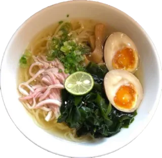 🍜 Ramen, Macarrão, Ovo, Comida, Asiática, Sopa, Culinária telegram sticker