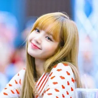 🌟 Lisa kpop, chanteuse, personne, femme, célébrité telegram sticker
