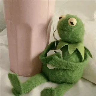 🐸 Kermit Kermit o Sapo, Meme, Chá, Fantoche, Engraçado, Meme da Internet whatsapp sticker