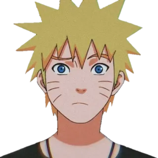 🤨 Naruto Uzumaki Naruto naruto, anime, manga, cartoon, uzumaki, ninja, charakter, shonen whatsapp sticker