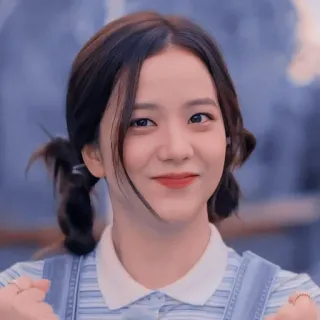 💗 Jisoo Frau, Porträt, Asiatin, Kpop, Sängerin, Lächeln, Idol, Berühmtheit telegram sticker
