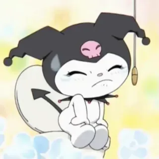 💕 Kuromi kuromi, sanrio, anime, dibujos animados, personaje telegram sticker