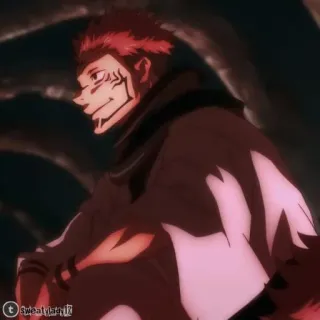 🎆 Ryomen Sukuna Jujutsu Kaisen 动漫, 漫画, 恶魔, 诅咒, 恐怖, 格斗, 超自然 telegram sticker