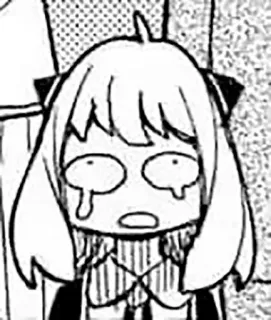 😢 Anya Forger Spy × Family Anime, Mangá, Spy x Family, Anya, Desenho animado, Chorando telegram sticker