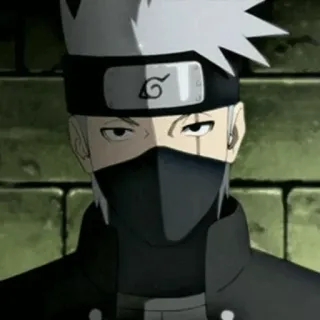 ⚡️ Kakashi Hatake Naruto anime, kakashi, naruto, ninja, manga, character telegram sticker