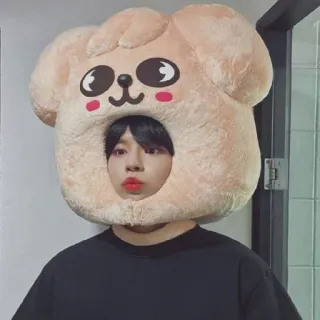 ☀️ 사람, kpop, 아이돌, 귀여운, 강아지, 모자 telegram sticker