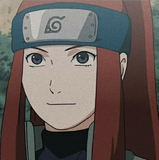 🎈 Kushina Uzumaki Naruto Аниме, Наруто, Кушина Узумаки, Ниндзя, Деревня Листа telegram sticker