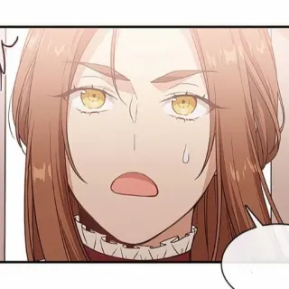 👗 mujer, dibujo animado, cara, retrato, expresión, anime, manga telegram sticker