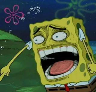 🧼 SpongeBob SquarePants SpongeBob, lustig, Cartoon, Meme, Nickelodeon whatsapp sticker