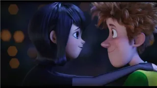 💙 Mavis Hotel Transylvania dessin animé, vampire, amour, couple, romance, animation, film telegram sticker