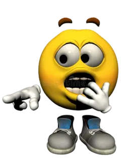 😳 Emoji, Zszokowany, Przestraszony, Śmieszne, Kreskówka, 3D telegram sticker