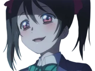 😳 Nico Yazawa Love Live! อนิเมะ, ไอดอล, น่ารัก, ผู้หญิง, Nico Nico Nii, Love Live telegram sticker