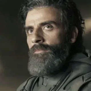😐 Duke Leto Atreides Dune Dune, Duke Leto Atreides, Oscar Isaac, character, movie, science fiction telegram sticker