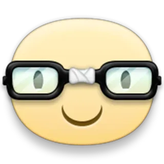 😎 Emoji, Faccia, Occhiali telegram sticker