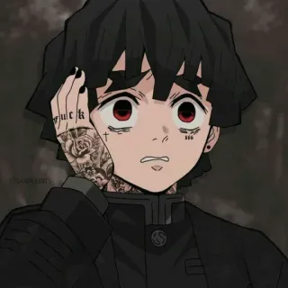 🥀 F*CK Anime, Tatouage, Offensant telegram sticker
