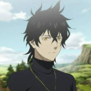 💛 Yuno Black Clover Anime, Mangá, Black Clover, Yuno, Personagem, Mago telegram sticker