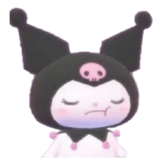 😀 Kuromi kuromi, sanrio, animé, dessin animé, personnage telegram sticker