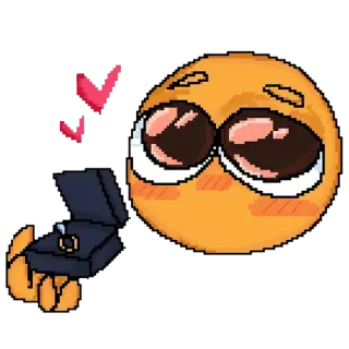 🌝 Emoji, Ślub, Oświadczyny, Miłość, Pierścionek telegram sticker